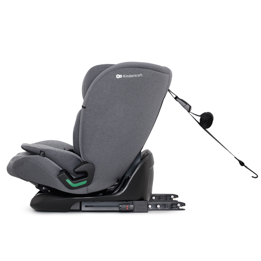 KINDERKRAFT - Automobilio sėdynė ONETO 3 i-Dydis (76-150 cm) + Isofix Cool pilka