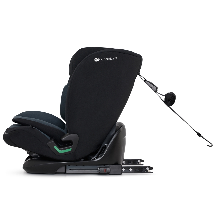 KINDERKRAFT - Automobilio sėdynė ONETO 3 i-Dydis (76-150 cm) + Isofix Graphite juoda