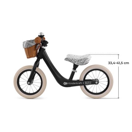 KINDERKRAFT - balansinis dviratukas RAPID 2 Lunar Black Bizuu