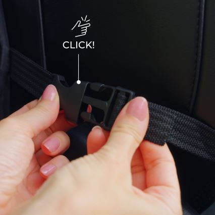 KINDERKRAFT - juodas automobilinis organizatorius