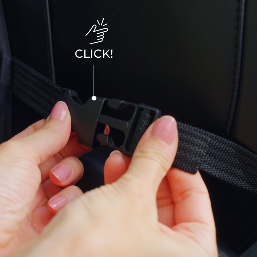 KINDERKRAFT - juodas automobilinis organizatorius