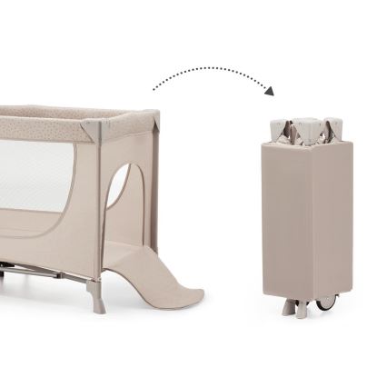 KINDERKRAFT - Kelioninė lovelė JOY 2 smėlio spalva
