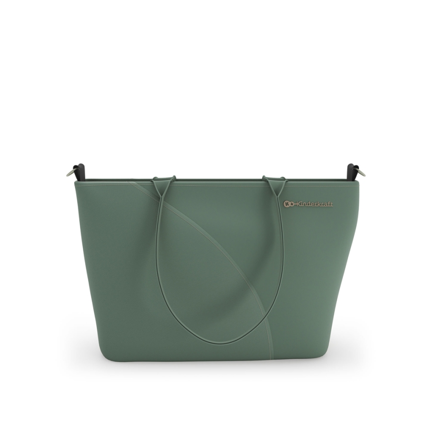 KINDERKRAFT - Kombinuojamas vežimėlis 3 viename PRIME 3, tamsiai žalias