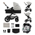 KINDERKRAFT - kombinuotas 3in1 vežimėlis MOOV 2 XL Air Grey