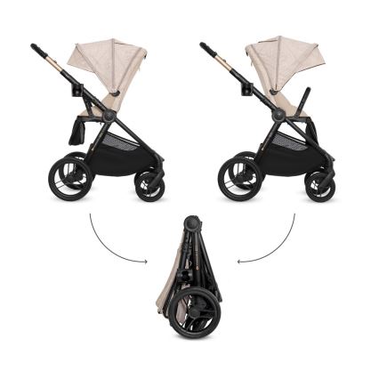 KINDERKRAFT - kombinuotas vežimėlis 2 viename NEA 2 Dune Whisper Bizuu