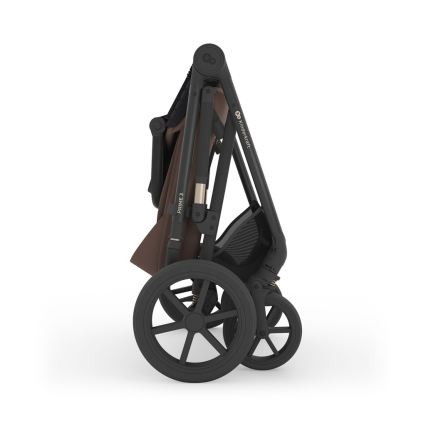 KINDERKRAFT - Kombinuotas vežimėlis 3 viename PRIME 3 Velvet Mocca