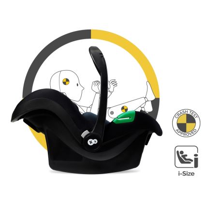 KINDERKRAFT - Kombinuotas vežimėlis 3in1 ESME Sand smėlio spalva + automobilio sėdynė MINK PRO