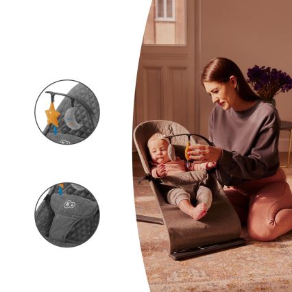 KINDERKRAFT - Kūdikio gultukas MIMI pilka
