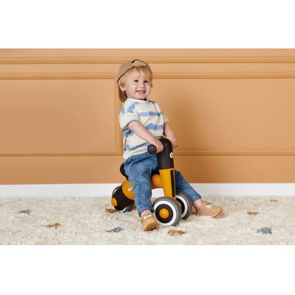 KINDERKRAFT - Vaikų balansinis dviratukas MINIBI Premium oranžinė/pilka