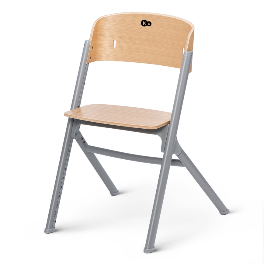 KINDERKRAFT SELECT - Vaikiška valgomojo kėdė 3in1 LIVY Premium ąžuolas + gultukas CALMEE