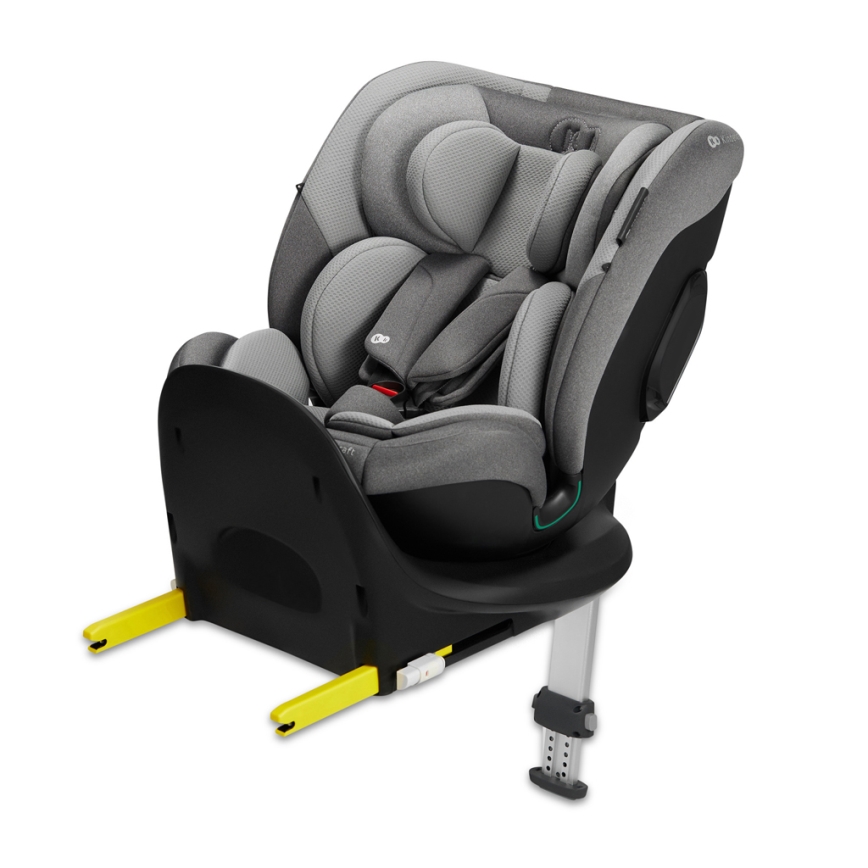 KINDERKRAFT SELECT - Automobilio sėdynė I-FIX (40-150 cm) Cool pilka