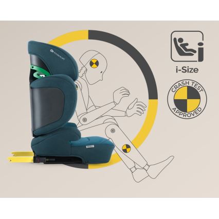KINDERKRAFT SELECT - Automobilio sėdynė XPAND 2 i-Dydis (100-150 cm) Premium Harbour mėlyna