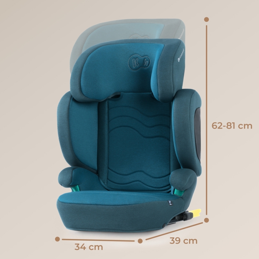 KINDERKRAFT SELECT - Automobilio sėdynė XPAND 2 i-Dydis (100-150 cm) Premium Harbour mėlyna