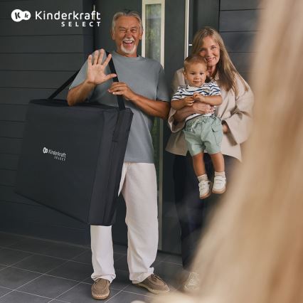 KINDERKRAFT SELECT - Kelioninė lovelė MOON DREAM juoda