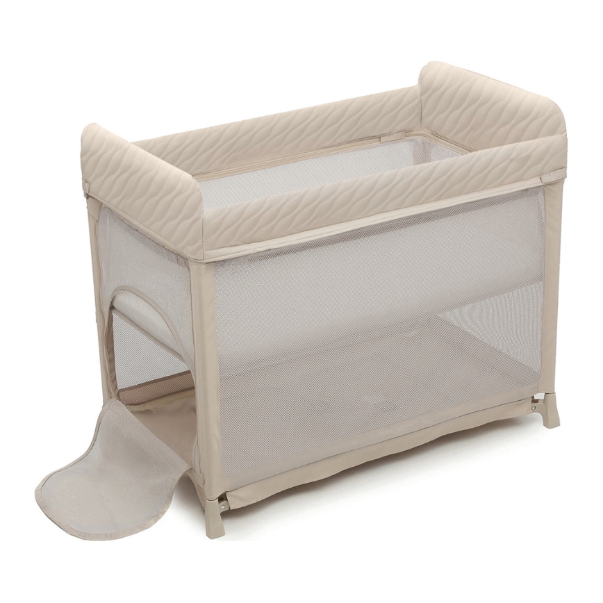 KINDERKRAFT SELECT - Kelioninė lovelė MOON DREAM smėlio spalva