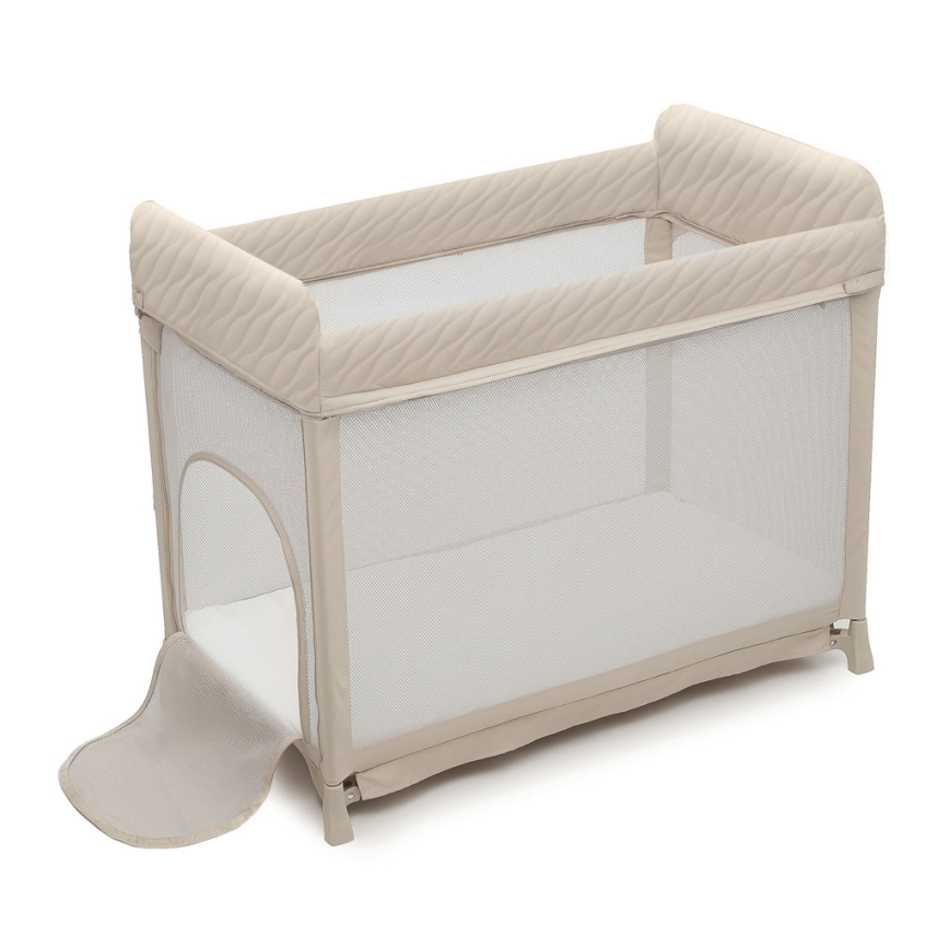 KINDERKRAFT SELECT - Kelioninė lovelė MOON DREAM smėlio spalva