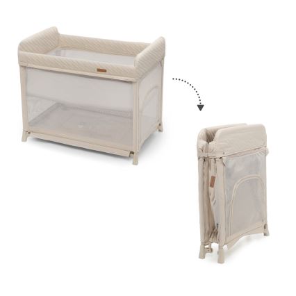 KINDERKRAFT SELECT - Kelioninė lovelė MOON DREAM smėlio spalva