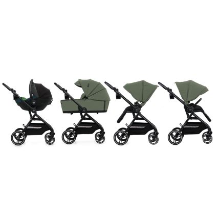 KINDERKRAFT SELECT - Kombinuotas 2-in-1 vežimėlis YOXI Mystic žalia