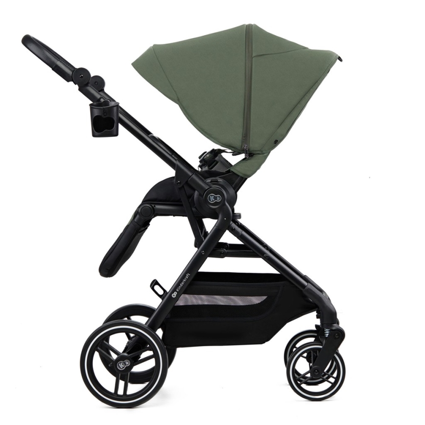 KINDERKRAFT SELECT - Kombinuotas 2-in-1 vežimėlis YOXI Mystic žalia