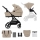 KINDERKRAFT SELECT - Kombinuotas 2in1 vežimėlis YOXI Smėlio spalvos beige