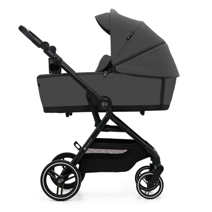 KINDERKRAFT SELECT - Kombinuotas vežimėlis 2in1 YOXI Moonlight pilka