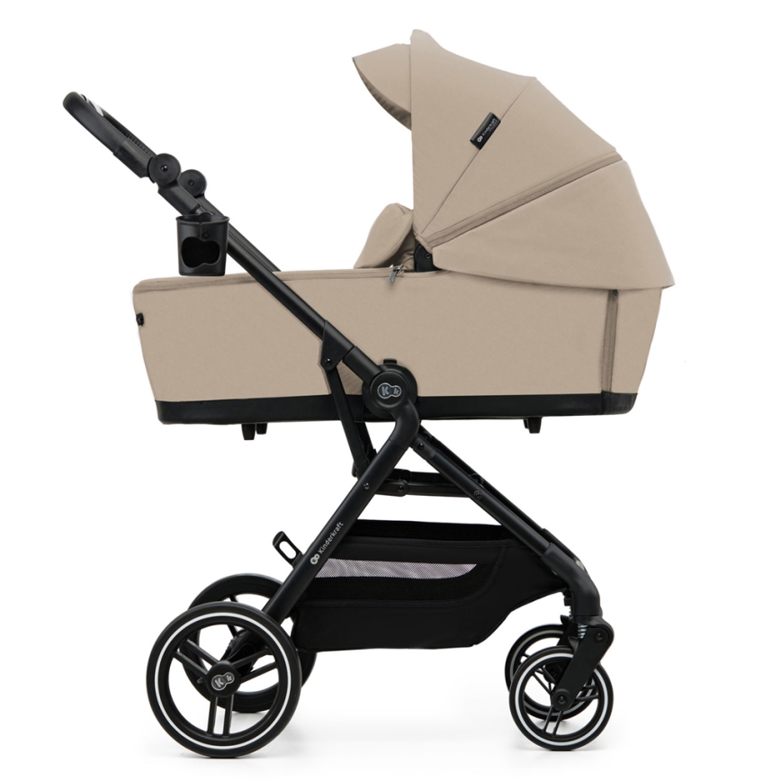 KINDERKRAFT SELECT - Kombinuotas vežimėlis 2in1 YOXI Sand smėlio spalva