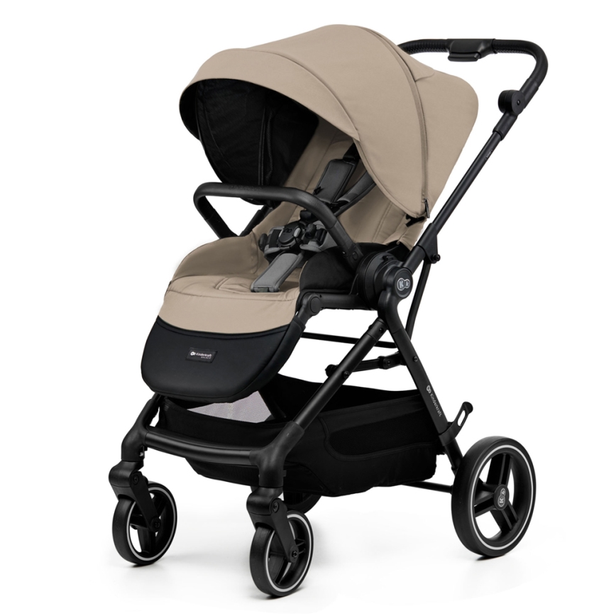 KINDERKRAFT SELECT - Kombinuotas vežimėlis 2in1 YOXI Sand smėlio spalva