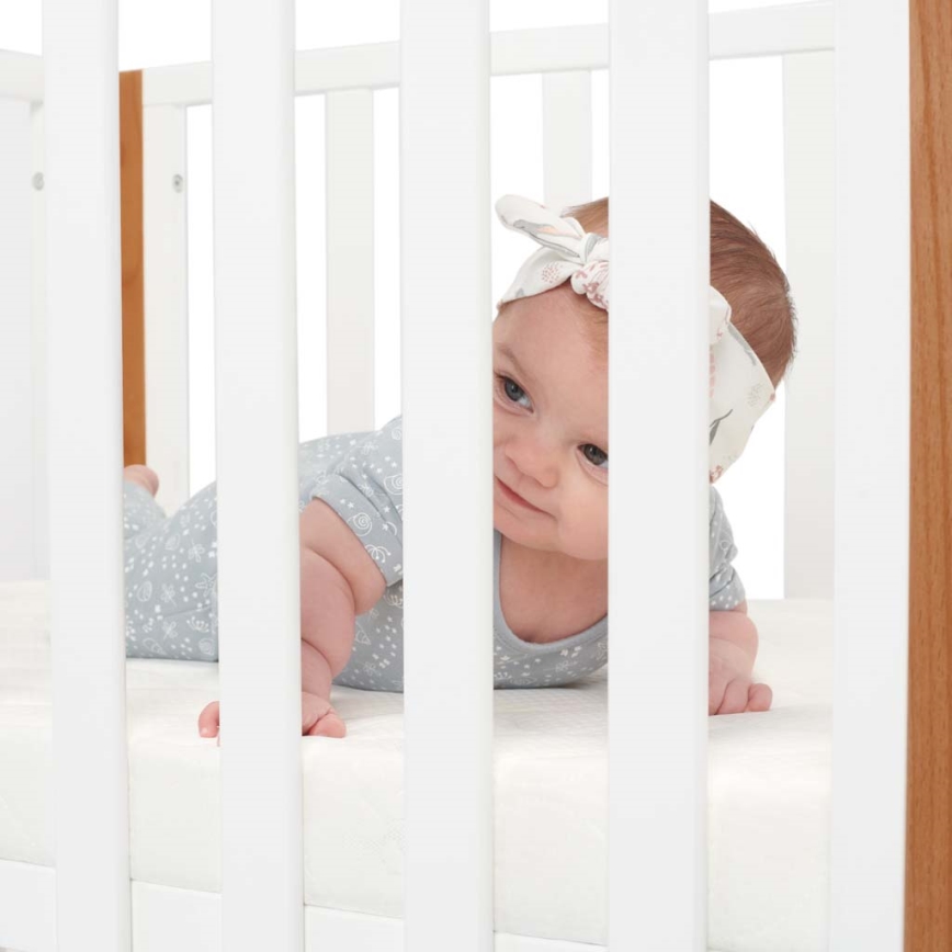 KINDERKRAFT SELECT - Kūdikių lovelė 4 viename KOYA Premium, bukas/pušis