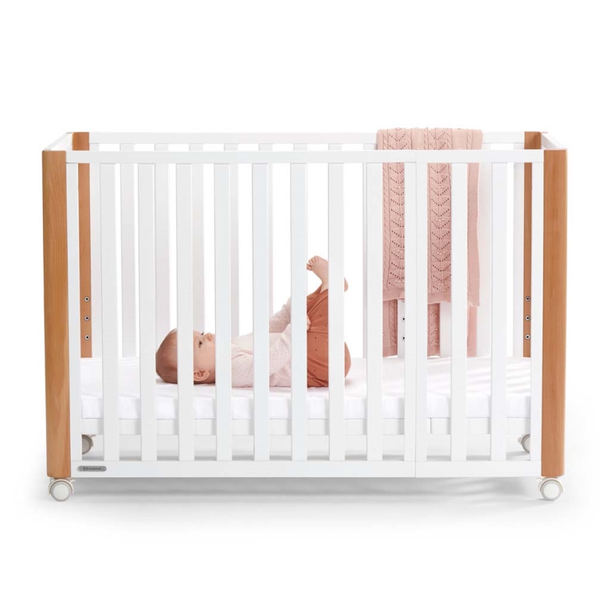 KINDERKRAFT SELECT - Kūdikių lovelė 4 viename KOYA Premium, bukas/pušis