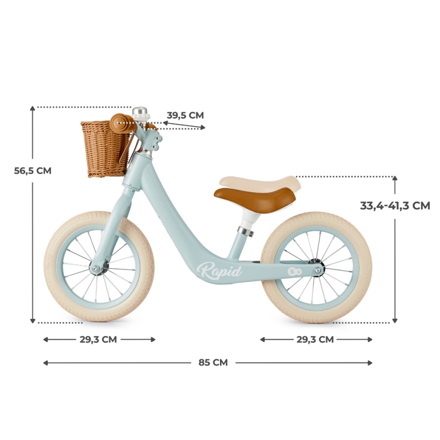 KINDERKRAFT SELECT - Stumiamas dviratis RAPID2 Blue breeze