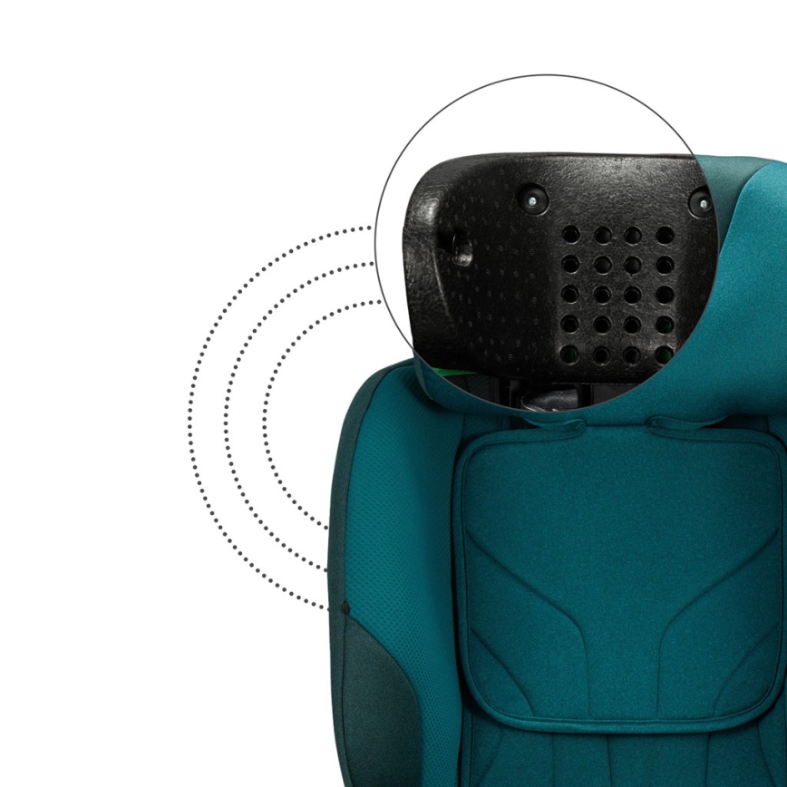 KINDERKRAFT SELECT - Vaikiška automobilinė kėdutė I-FIX (40-150 cm) Harbor blue