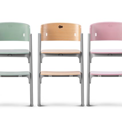 KINDERKRAFT SELECT - Vaikiška valgomojo kėdė 3in1 LIVY Premium Olive žalia