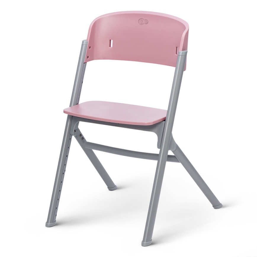 KINDERKRAFT SELECT - Vaikiška valgomojo kėdė 3in1 LIVY Premium Aster rausva + gultas CALMEE