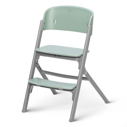 KINDERKRAFT SELECT - Vaikiška valgomojo kėdė 3 viename LIVY Premium Olive green + gultukas CALMEE
