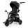 KINDERKRAFT SELECT - Vaikiškas triratis 5in1 EASYTWIST Premium juoda