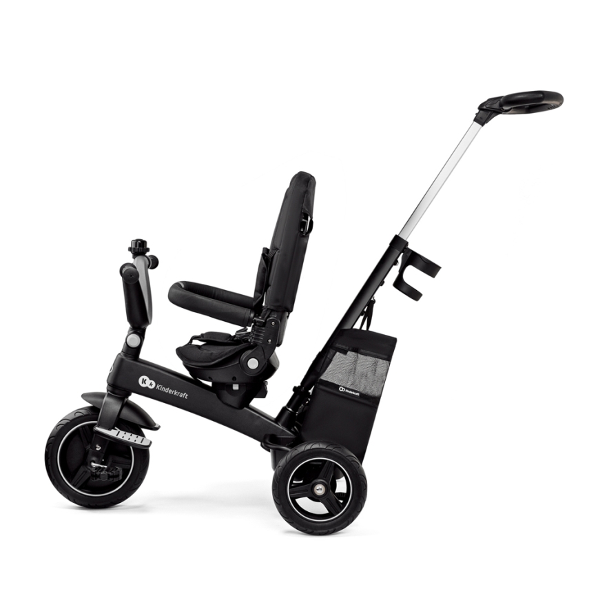 KINDERKRAFT SELECT - Vaikiškas triratis 5in1 EASYTWIST Premium juoda