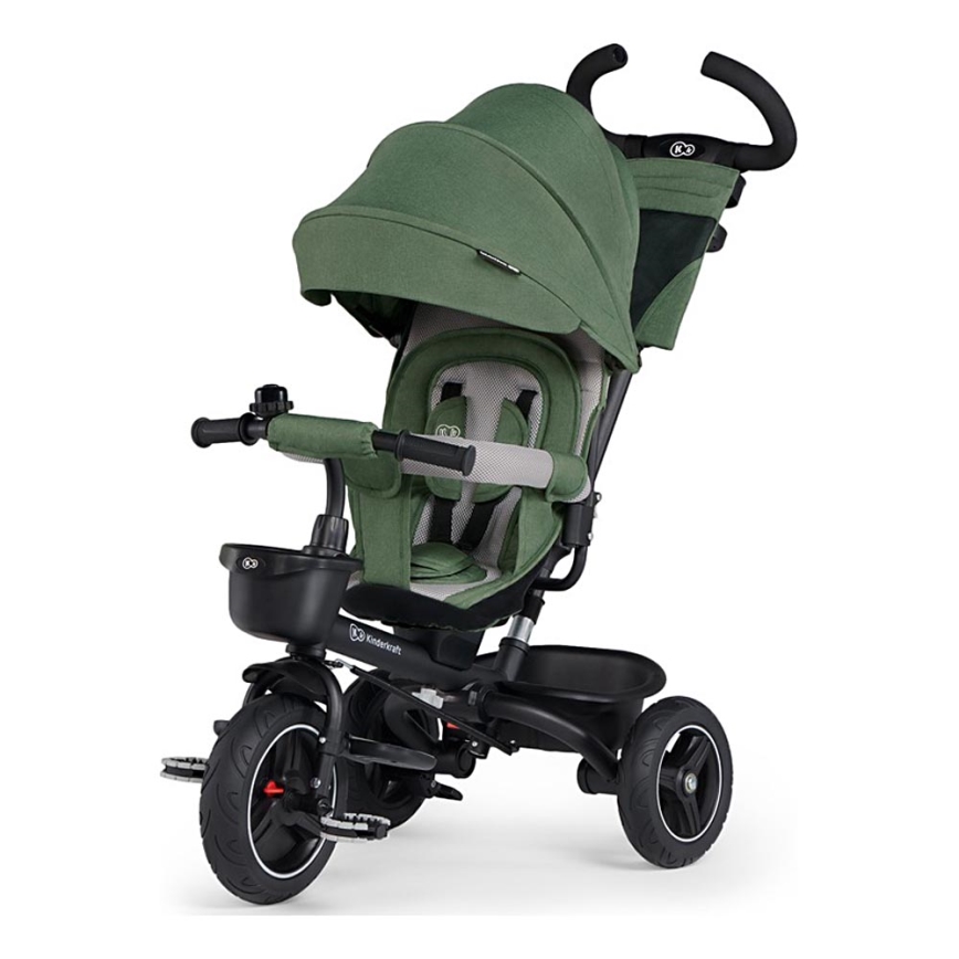 KINDERKRAFT SELECT - Vaikiškas triratis SPINSTEP Premium žalia