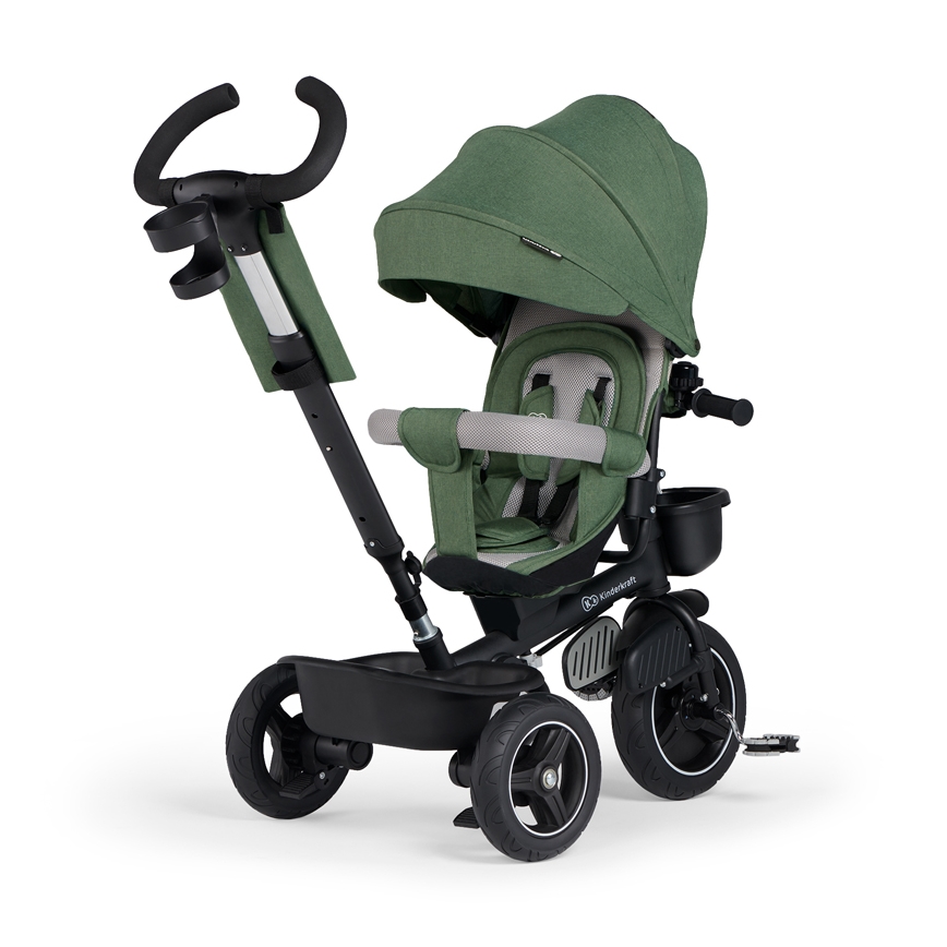 KINDERKRAFT SELECT - Vaikiškas triratis SPINSTEP Premium žalia