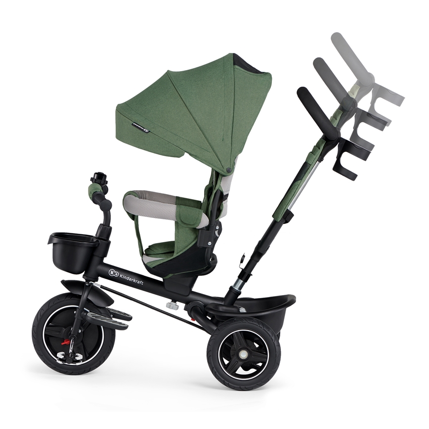 KINDERKRAFT SELECT - Vaikiškas triratis SPINSTEP Premium žalia