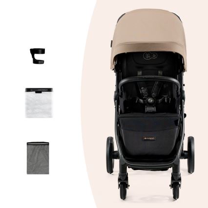 KINDERKRAFT SELECT - Vežimėlis MITZY Linen smėlio spalva