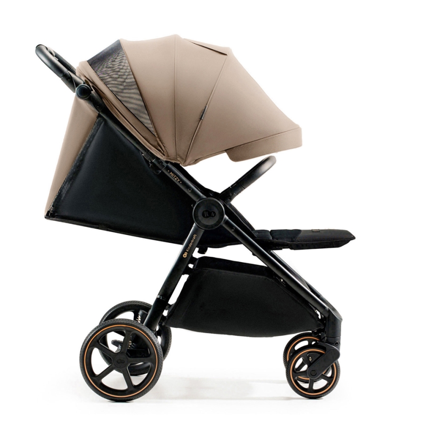 KINDERKRAFT SELECT - Vežimėlis MITZY Linen smėlio spalva