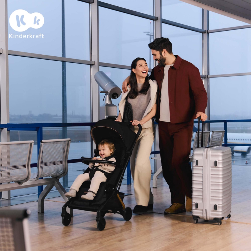 KINDERKRAFT SELECT - Vežimėlis PILOT 2 juoda