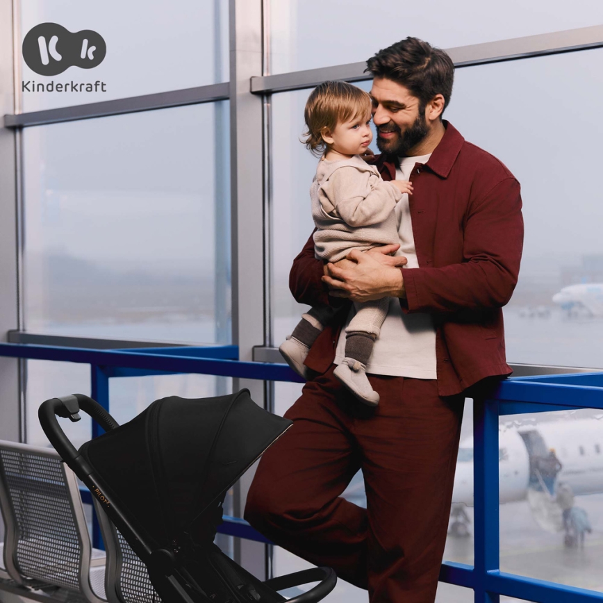 KINDERKRAFT SELECT - Vežimėlis PILOT 2 juoda