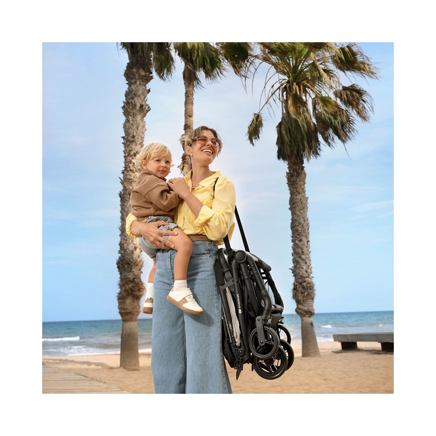 KINDERKRAFT - sportinis vežimėlis INDY 3 Coal Black