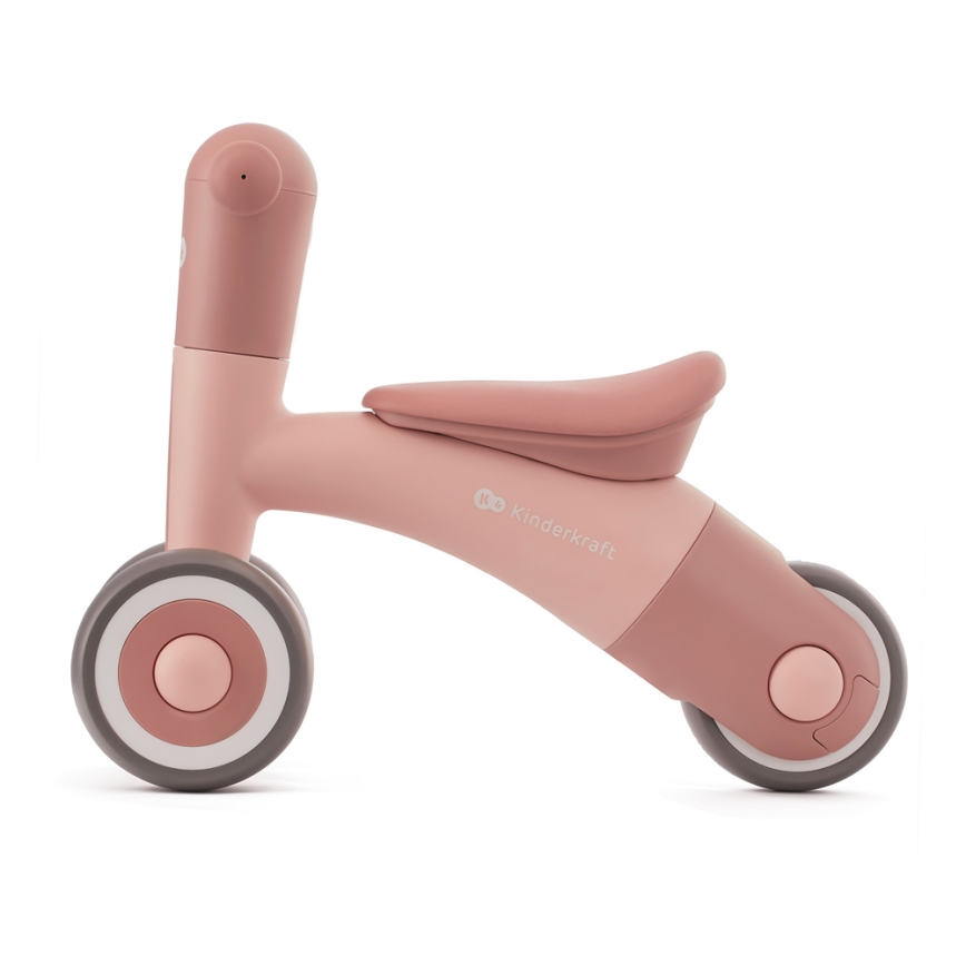 KINDERKRAFT - Stumiamas dviratis MINIBI Premium rausva