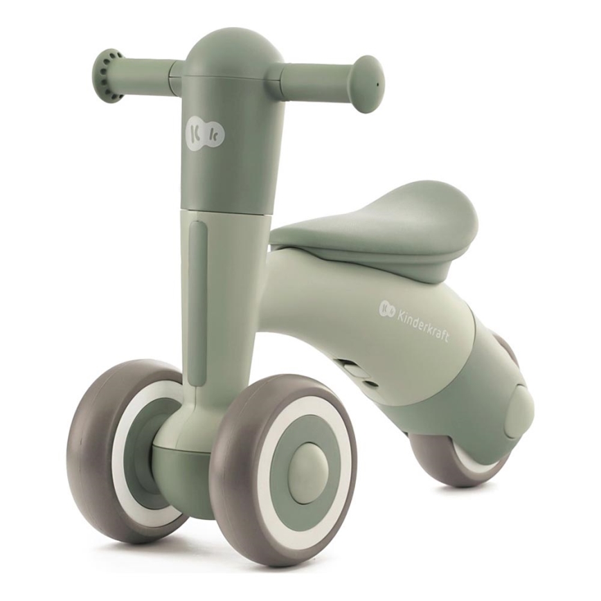 KINDERKRAFT - Stumiamas dviratis MINIBI Premium žalia