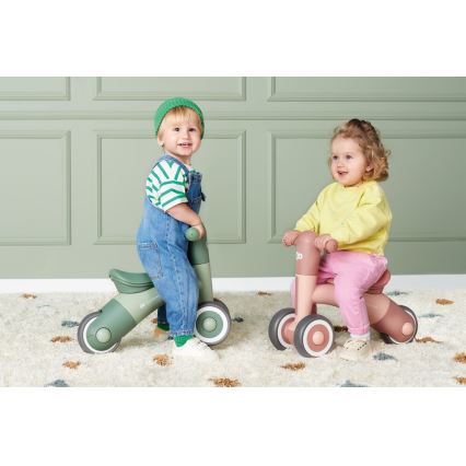 KINDERKRAFT - Stumiamas dviratis MINIBI Premium žalia