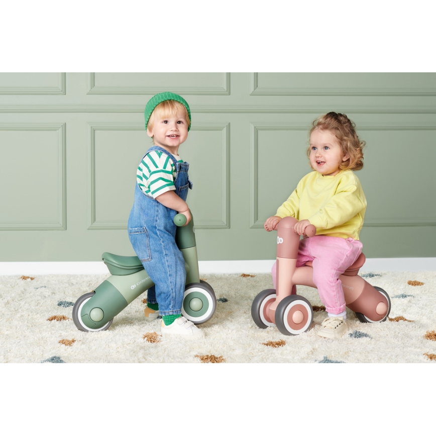 KINDERKRAFT - Stumiamas dviratis MINIBI Premium žalia