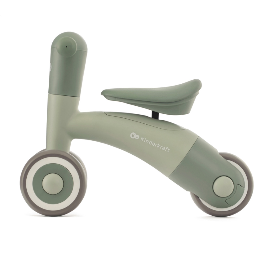 KINDERKRAFT - Stumiamas dviratis MINIBI Premium žalia