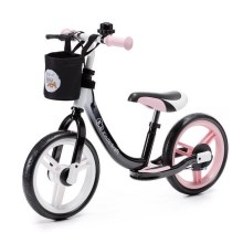 KINDERKRAFT - Stumiamas dviratis SPACE juodas/rožinis